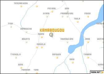 map of Kamabougou