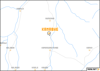 map of Kamabwe
