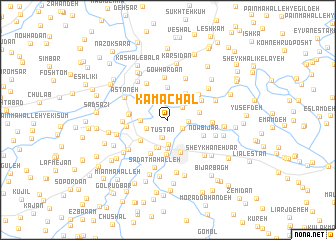 map of Kamāchāl