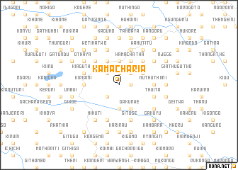 map of Kamacharia