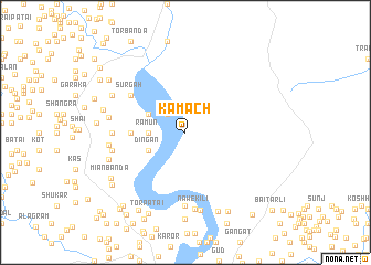 map of Kamāch