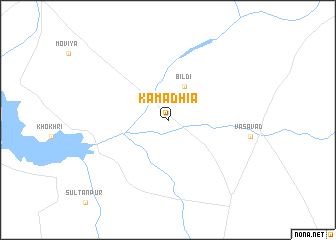 map of Kamadhia