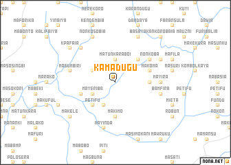 map of Kamadugu