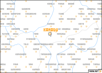 map of Kamadu