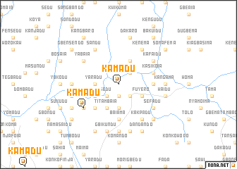 map of Kamadu