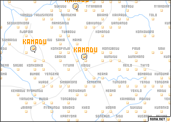 map of Kamadu