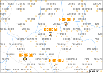 map of Kamadu