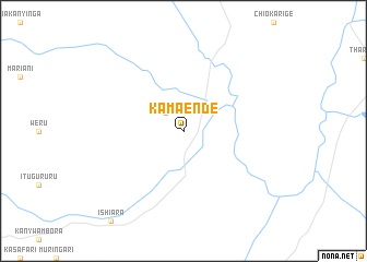 map of Kamaende