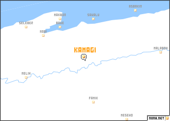 map of Kamagi
