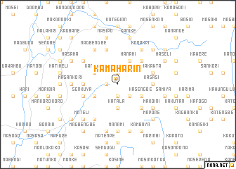 map of Kamaharin