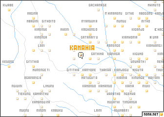 map of Kamahia