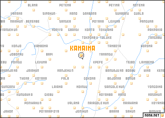 map of Kamaima