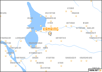 map of Kamaing