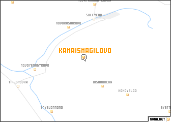 map of Kama-Ismagilovo