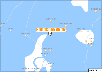 map of Kamaka Débéré