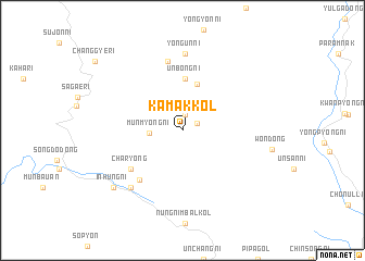 map of Kamak-kol