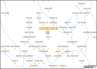 map of Kamakoko