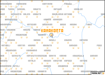 map of Kamakonta