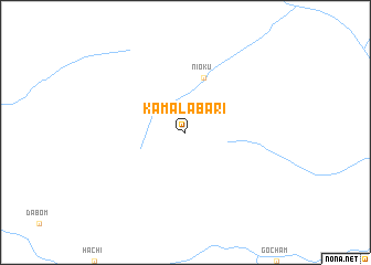 map of Kamālābāri