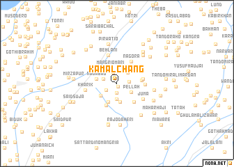map of Kamāl Chāng