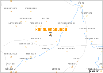 map of Kamalèndougou