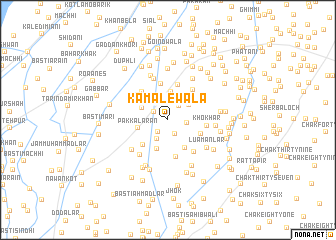 map of Kamālewāla