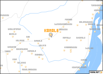 map of Kamalé