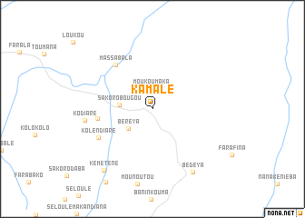 map of Kamalé