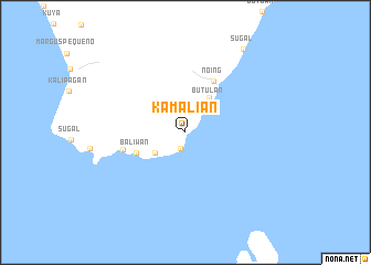 map of Kamalian