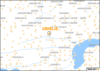 map of Kamālia