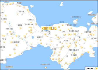 map of Kamalig