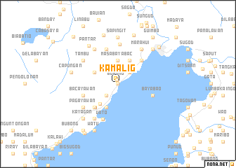 map of Kamalig