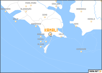 map of Kamali