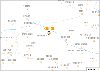 map of Kamali