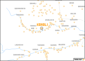 map of Kamali