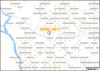 map of Kāmālkāti