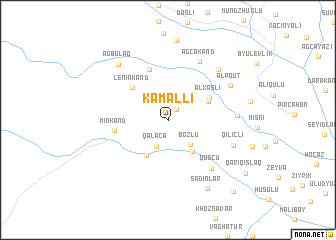 map of Kamallı