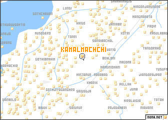 map of Kamāl Māchchi