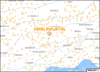 map of Kamālpur Jatiāl