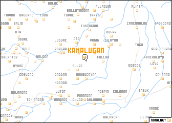 map of Kamalugan