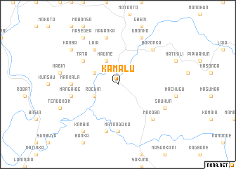 map of Kamalu