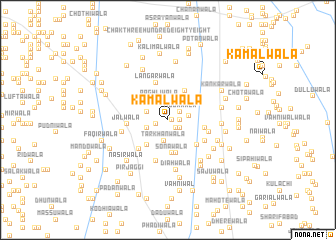 map of Kamālwāla