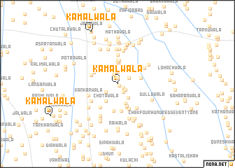 map of Kamālwāla