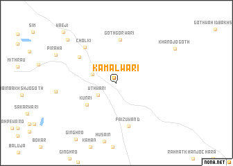 map of Kamālwāri