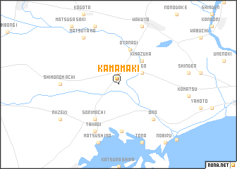 map of Kamamaki