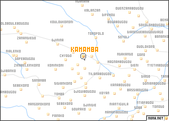 map of Kamamba