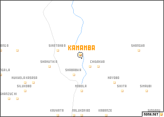 map of Kamamba