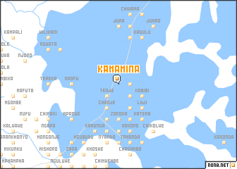 map of Kamamina