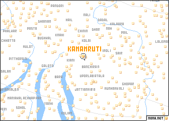 map of Kamāmruti