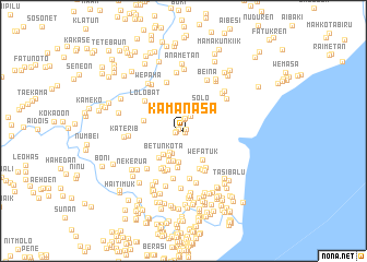 map of Kamanasa